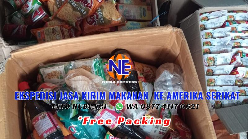 Jasa Kirim Makanan Instan ke Amerika Serikat