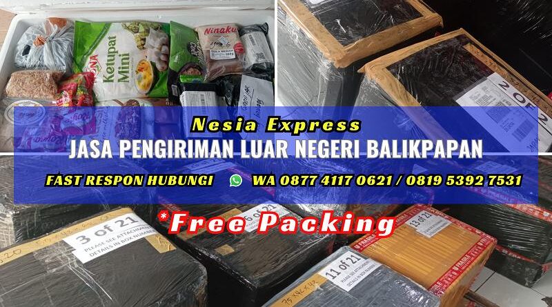 Jasa Pengiriman Luar Negeri Balikpapan