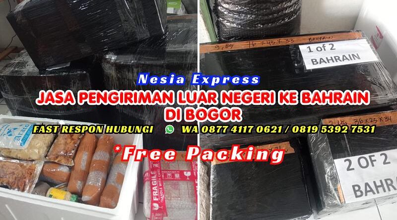 Jasa Pengiriman ke Bahrain di Bogor