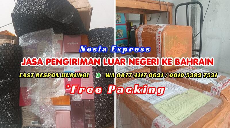 Jasa pengiriman ke bahrain di Depok