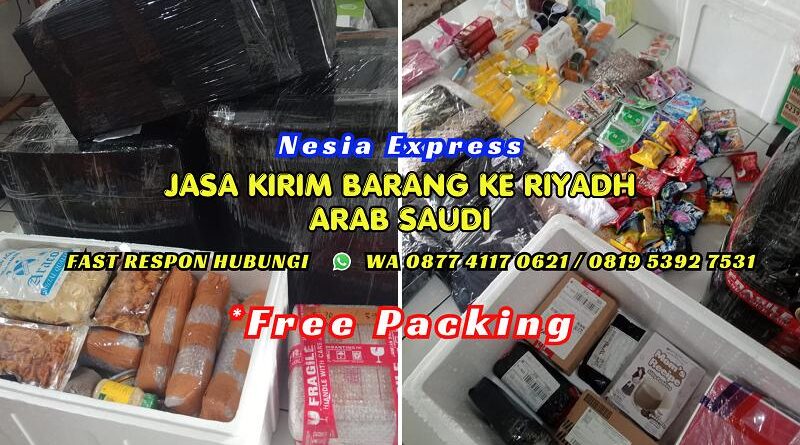 Jasa Pengiriman ke Riyadh Arab Saudi