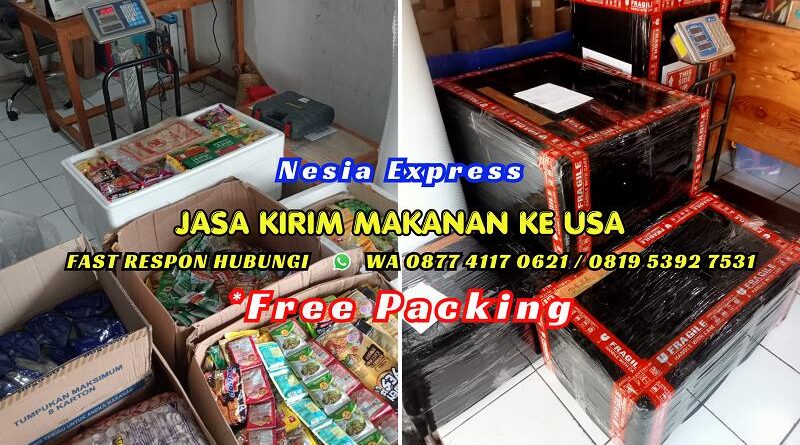 Jasa Kirim Makanan ke USA